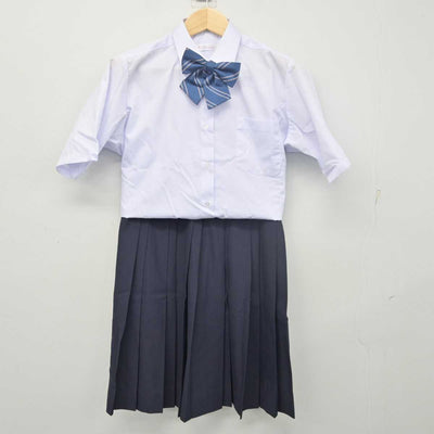 【中古】神奈川県 横浜吉田中学校 女子制服 3点 (シャツ・スカート) sf055574