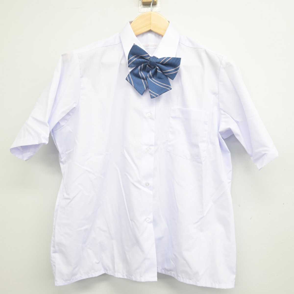 【中古】神奈川県 横浜吉田中学校 女子制服 3点 (シャツ・スカート) sf055574