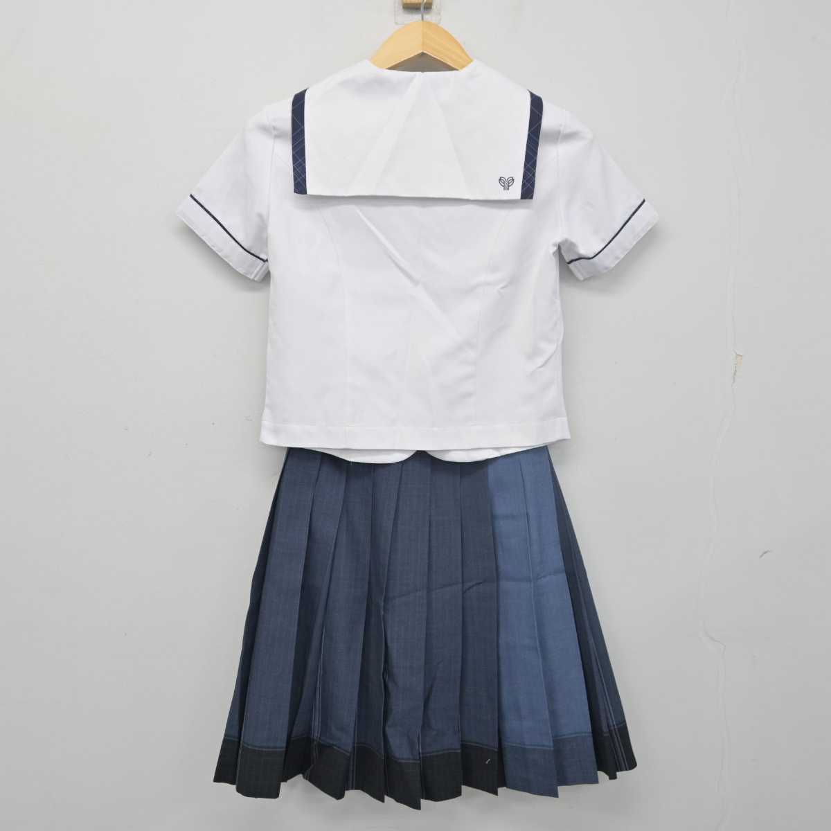 【中古】鹿児島県 時任学園 樟南高等学校 女子制服 4点 (セーラー服・スカート) sf055589