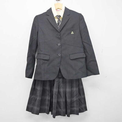 【中古】宮崎県 高城高等学校 女子制服 4点 (ブレザー・シャツ・スカート) sf055597