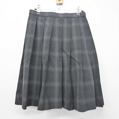 【中古】宮崎県 高城高等学校 女子制服 2点 (ニットベスト・スカート) sf055599