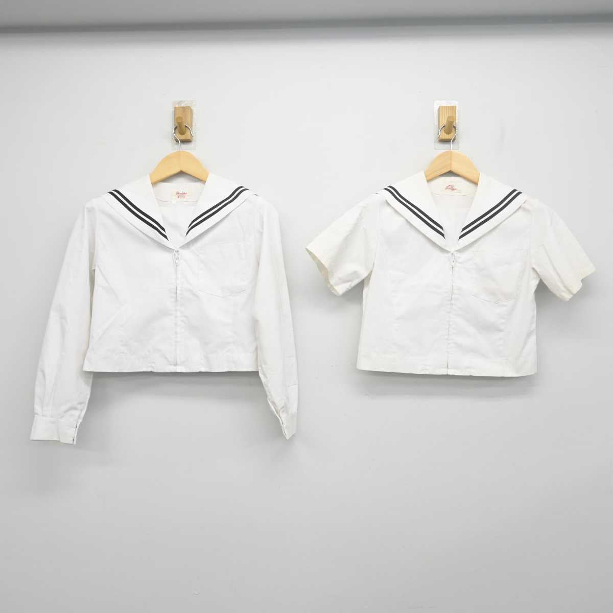 【中古】愛知県 大府中学校 女子制服 2点 (セーラー服) sf055605