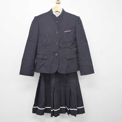 【中古】青森県 八戸聖ウルスラ学院中学校・高等学校 女子制服 4点 (ブレザー・ベスト・シャツ・スカート) sf055609