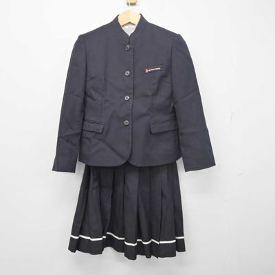 【中古】青森県 八戸聖ウルスラ学院中学校・高等学校 女子制服 4点 (ブレザー・ベスト・シャツ・スカート) sf055610