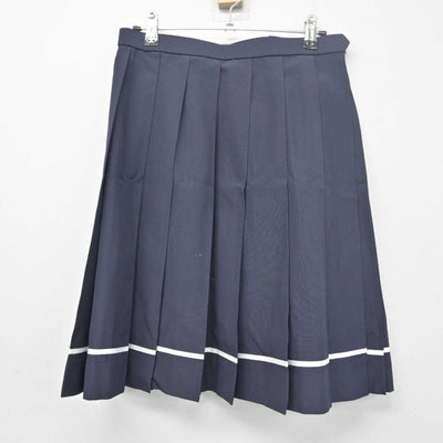 【中古】青森県 八戸聖ウルスラ学院中学校・高等学校 女子制服 2点 (シャツ・スカート) sf055612