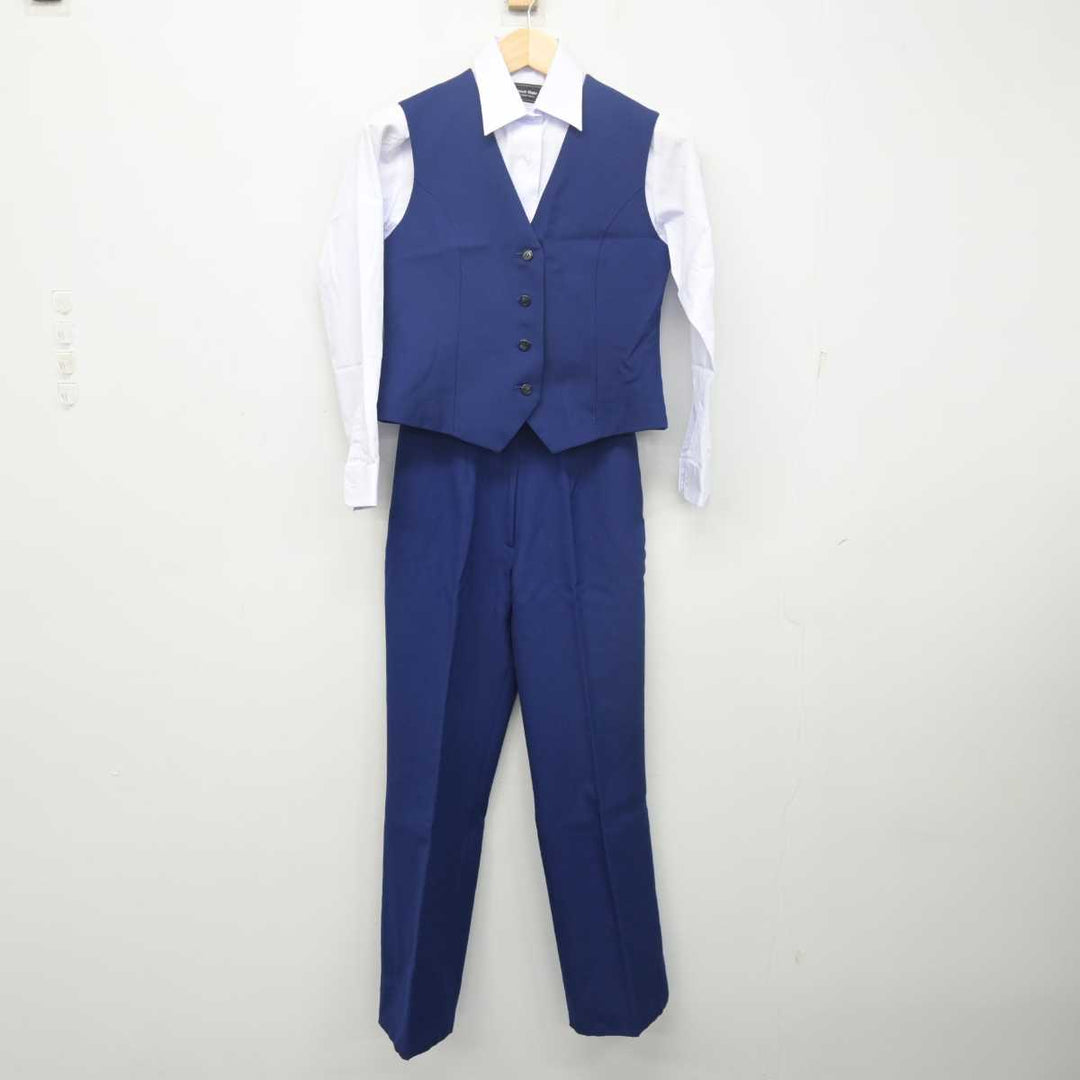 【中古】千葉県 磯辺高等学校 女子制服 3点 (ベスト・シャツ・ズボン) sf055618