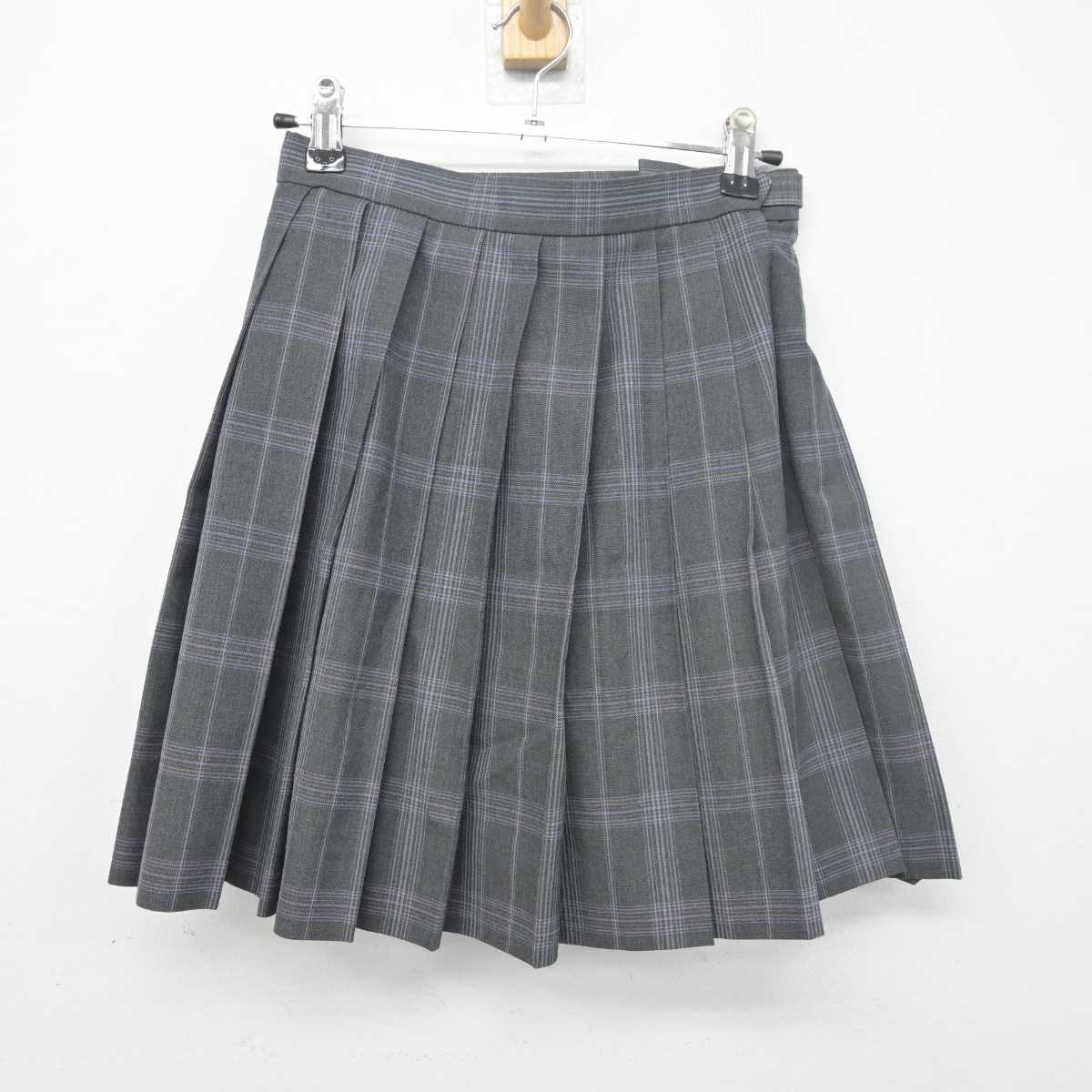 【中古】神奈川県 矢向中学校 女子制服 3点 (シャツ・スカート) sf055623