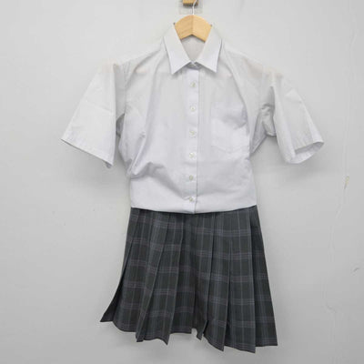 【中古】神奈川県 矢向中学校 女子制服 2点 (シャツ・スカート) sf055624