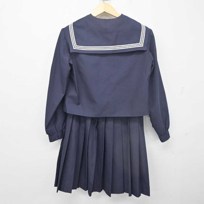 【中古】大分県 稙田中学校 女子制服 3点 (セーラー服・スカート) sf055625