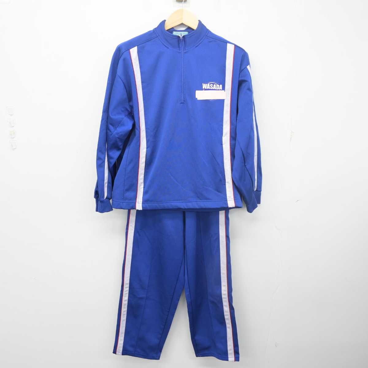 【中古】大分県 稙田中学校 女子制服 2点 (ジャージ 上・ジャージ 下) sf055626