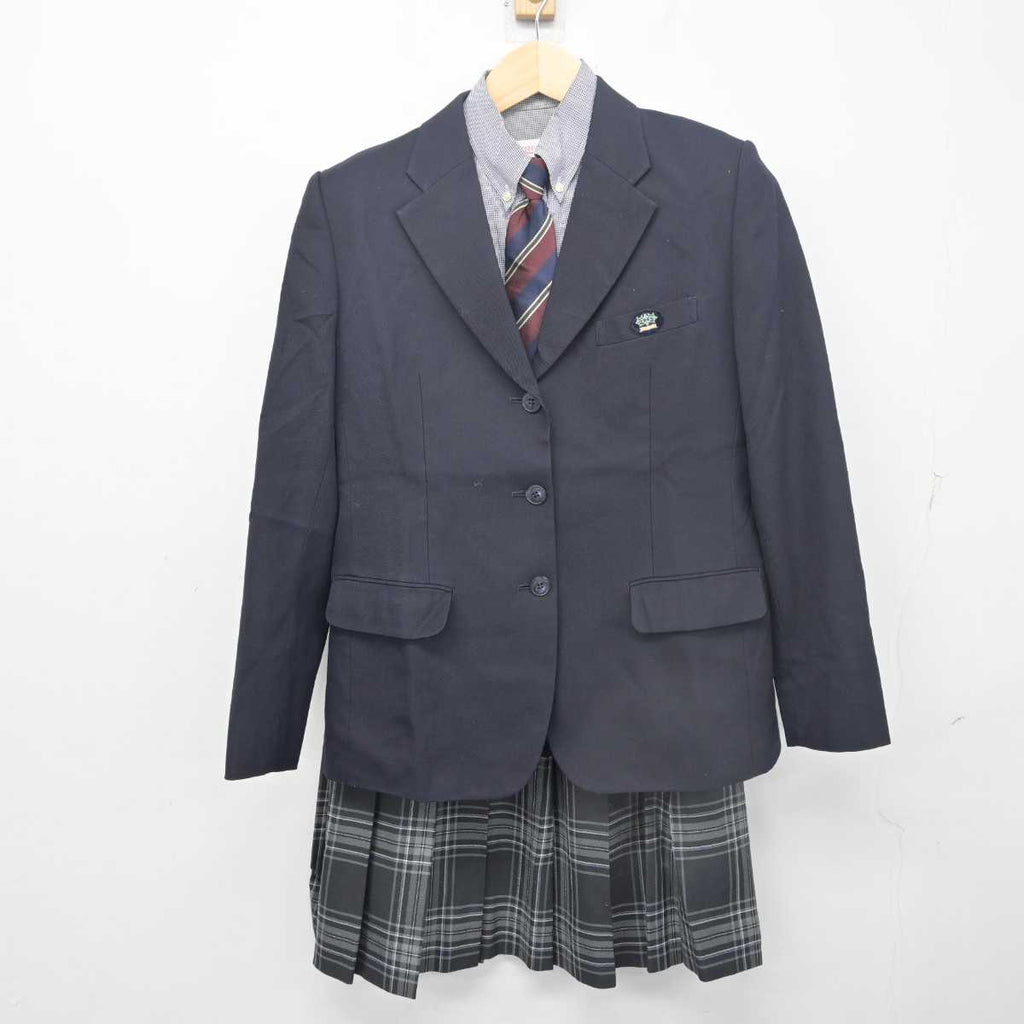 【中古】大分県 大分西高等学校 女子制服 4点 (ブレザー・シャツ・スカート) sf055629 | 中古制服通販パレイド