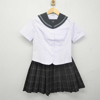 【中古】広島県 広島桜が丘高等学校 女子制服 2点 (セーラー服・スカート) sf055637