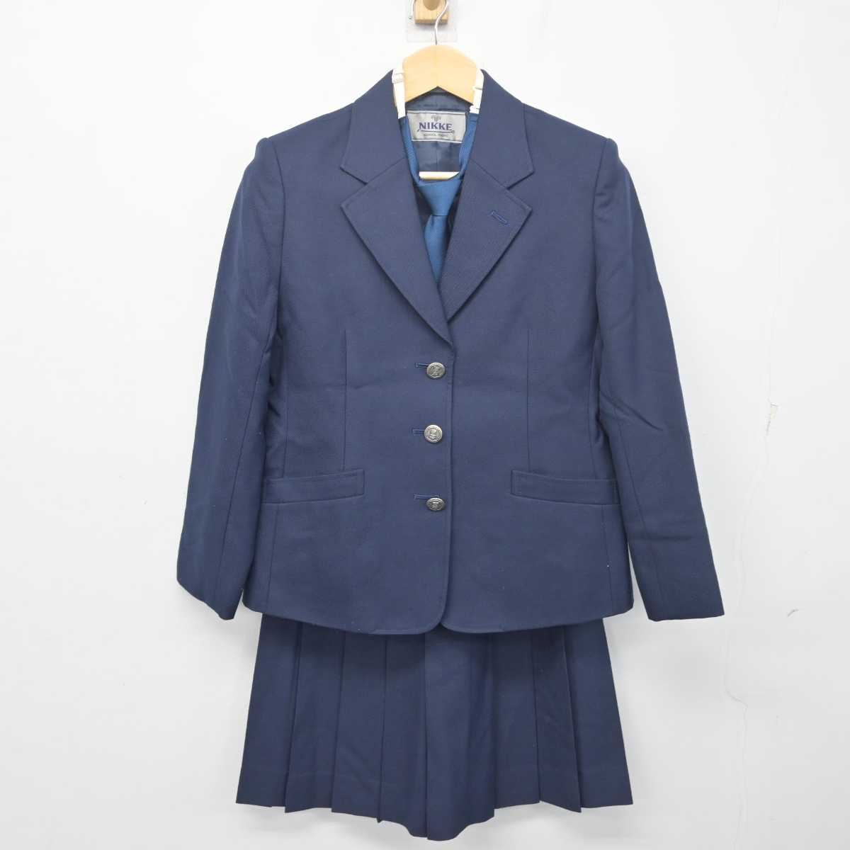 【中古】愛知県 一宮南高等学校 女子制服 4点 (ブレザー・スカート) sf055647