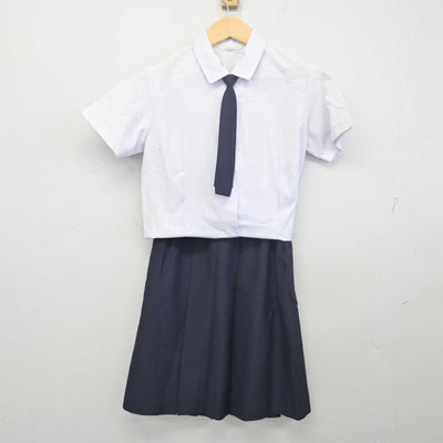 【中古】鹿児島県 鹿児島女子高等学校 女子制服 3点 (シャツ・スカート) sf055660