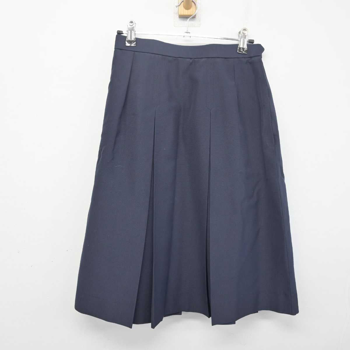 【中古】鹿児島県 鹿児島女子高等学校 女子制服 3点 (シャツ・スカート) sf055660