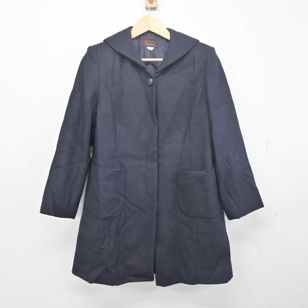 【中古】福岡県 小倉日新館中学校 女子制服 1点 (コート) sf055667