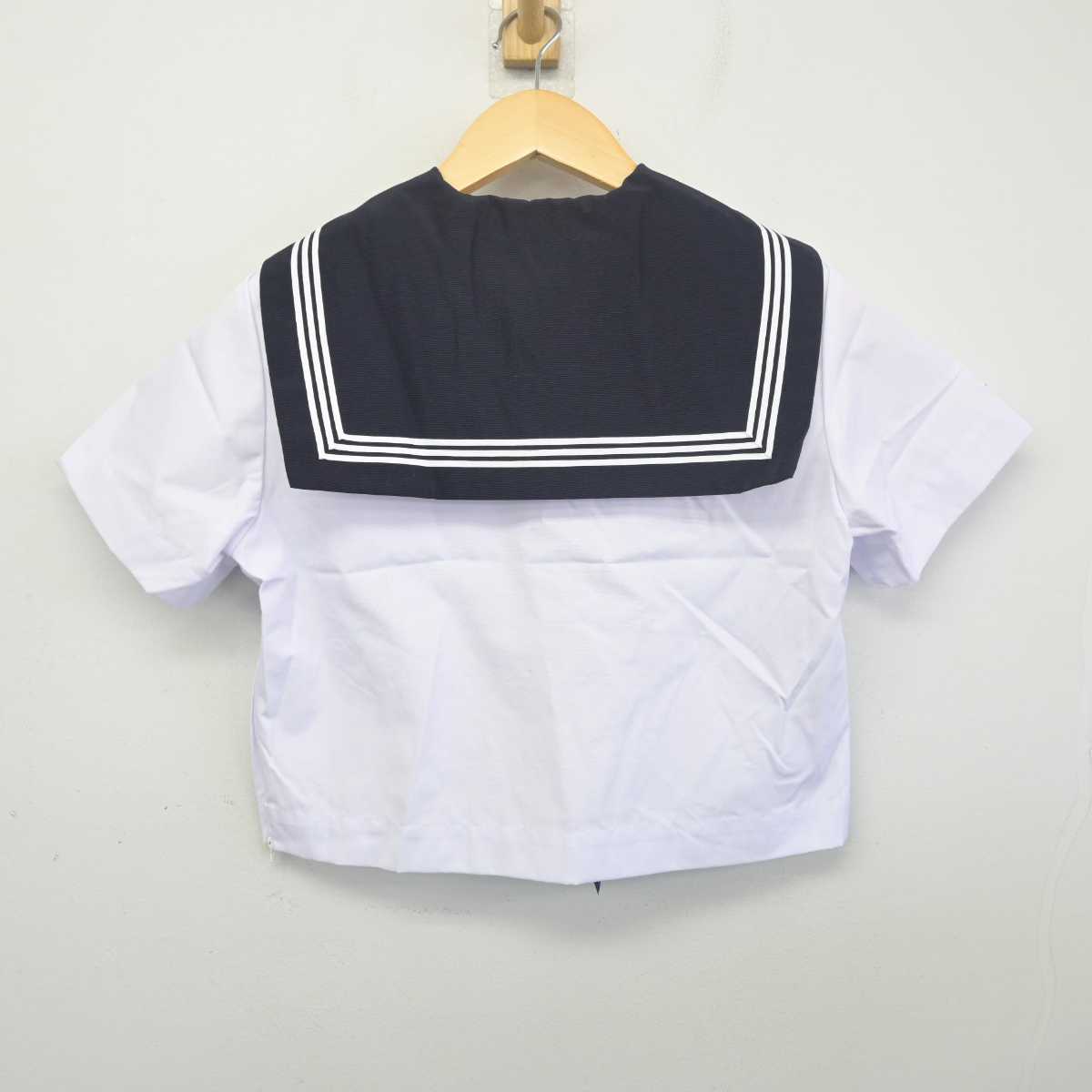 【中古】兵庫県 安室中学校 女子制服 3点 (セーラー服・スカート) sf055680