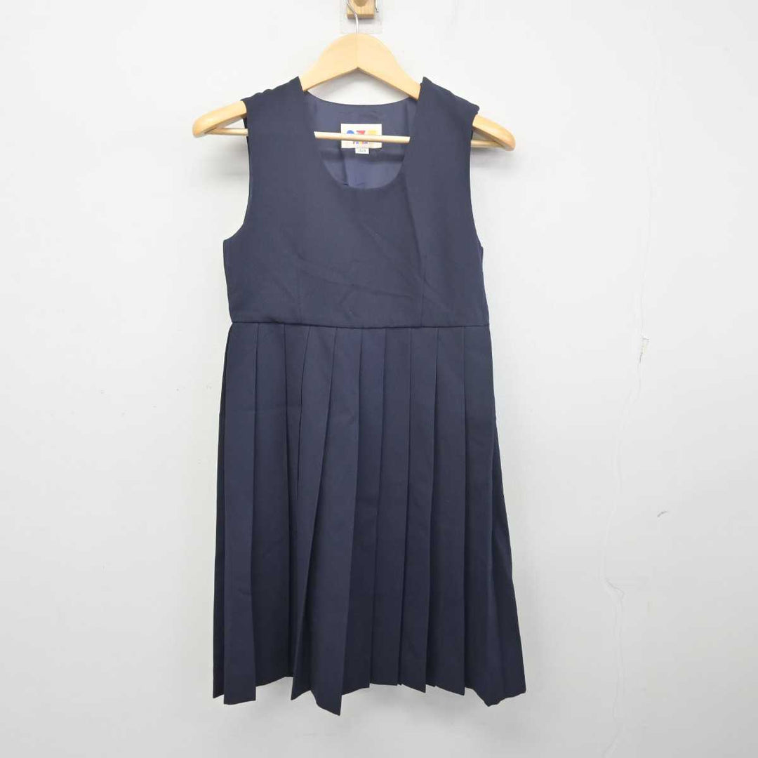 【中古】岡山県 宇野小学校 女子制服 3点 (ブレザー・ジャンパースカート) sf055682