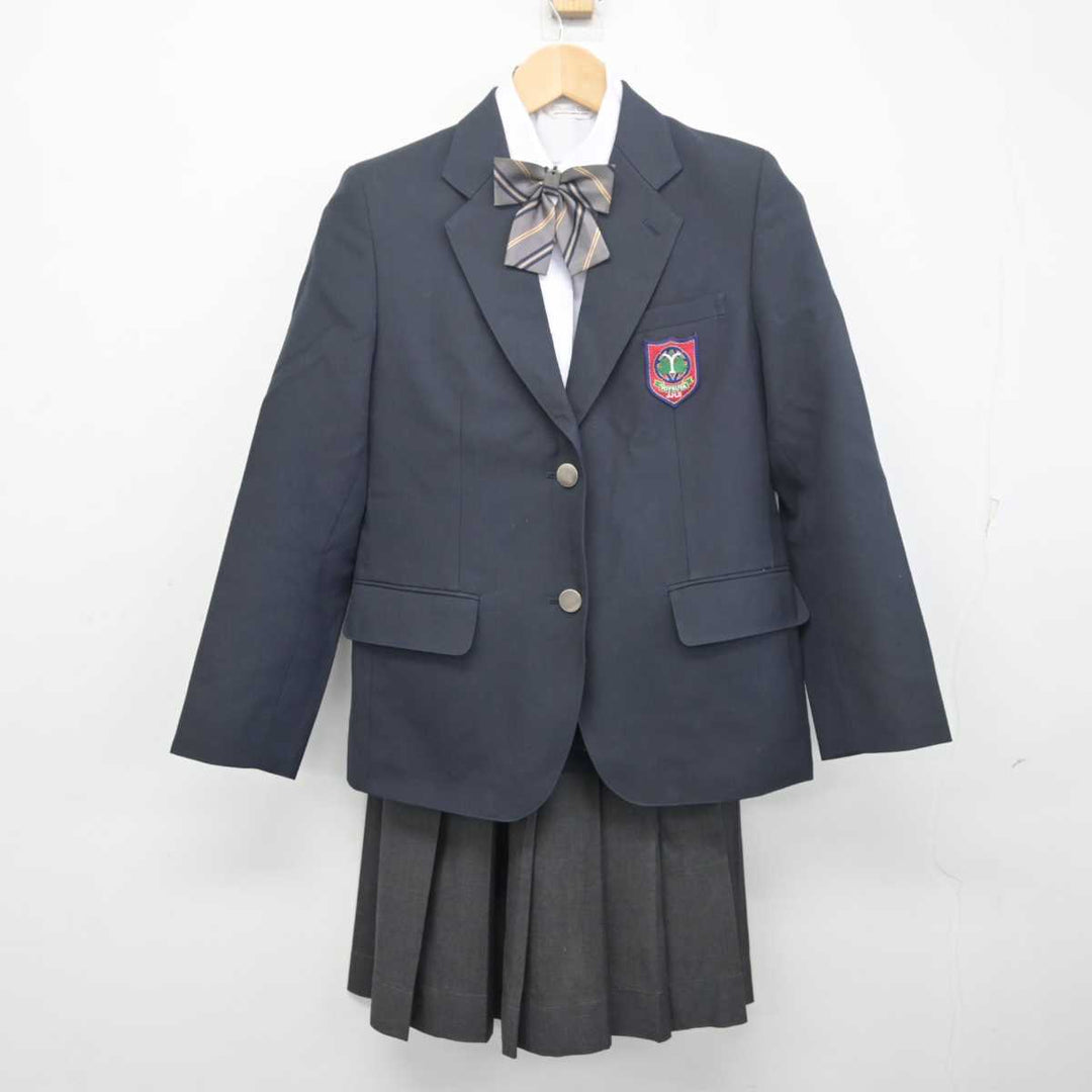 【中古】東京都 四谷中学校 女子制服 4点 (セーラー服・シャツ・スカート) sf055685