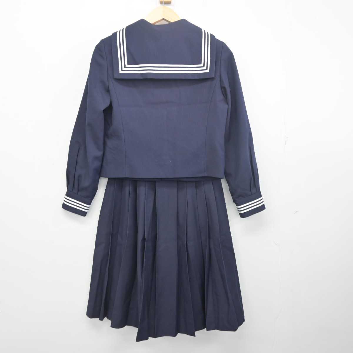 【中古】東京都 昭和女子大学附属昭和中学校・高等学校 女子制服 5点 (セーラー服・スカート) sf055714