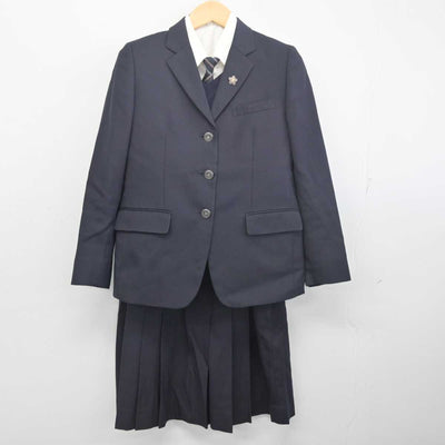 【中古】東京都 昭和女子大学附属昭和中学校・高等学校 女子制服 5点 (ブレザー・ニット・シャツ・スカート) sf055718