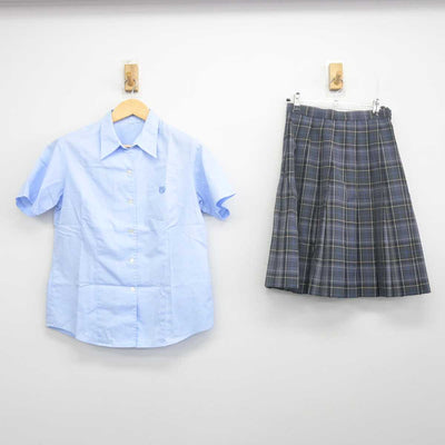 【中古】東京都 昭和女子大学附属昭和中学校・高等学校 女子制服 2点 (シャツ・スカート) sf055719