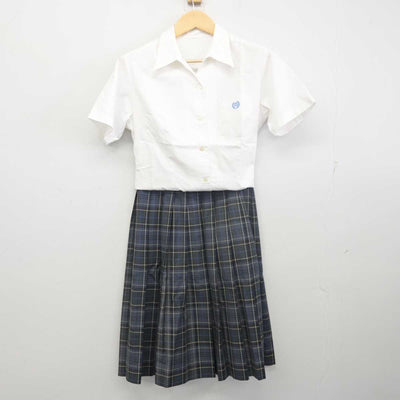 【中古】東京都 昭和女子大学附属昭和中学校・高等学校 女子制服 2点 (シャツ・スカート) sf055720