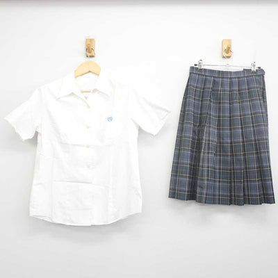 【中古】東京都 昭和女子大学附属昭和中学校・高等学校 女子制服 2点 (シャツ・スカート) sf055720