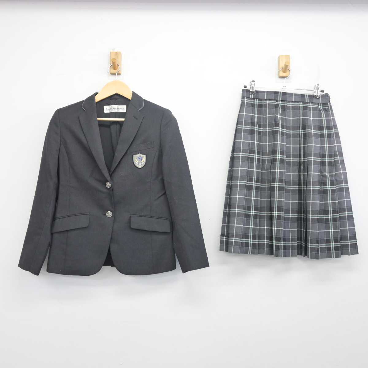 【中古】埼玉県 朝霞西高等学校 女子制服 2点 (ブレザー・スカート) sf055722