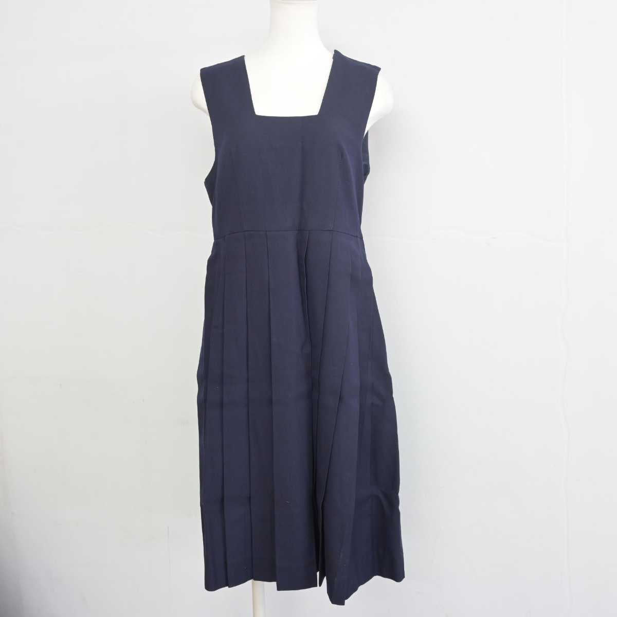 【中古】熊本県 ルーテル学院中学・高等学校 女子制服 3点 (セーラー服・ジャンパースカート) sf055726