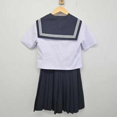 【中古】山口県 富海中学校 女子制服 3点 (セーラー服・スカート) sf055747