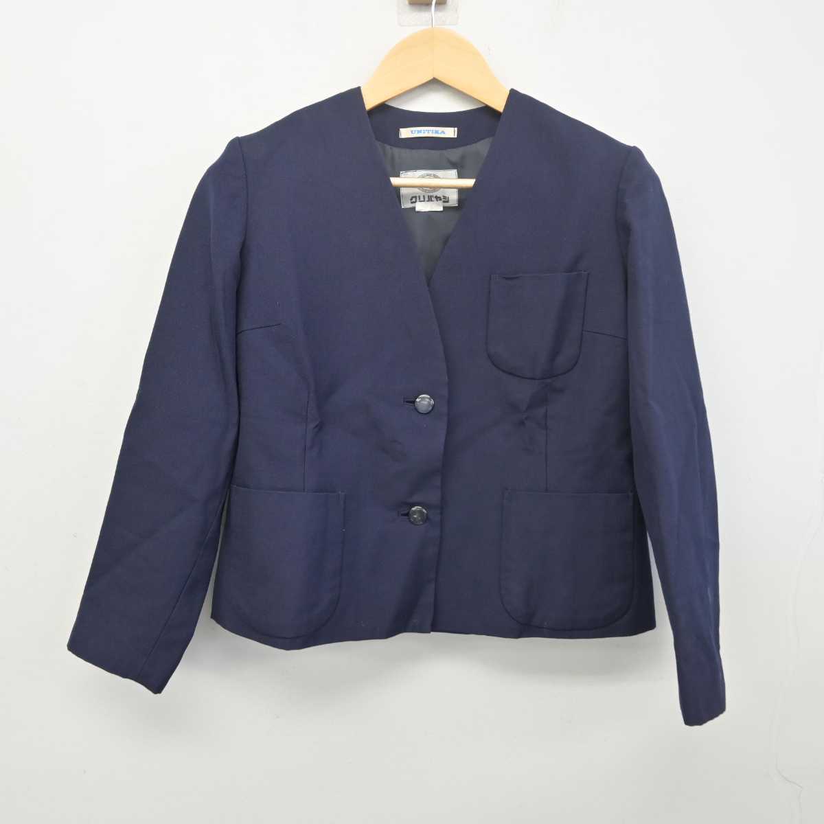 【中古】静岡県 浜松南高等学校 女子制服 4点 (ブレザー・シャツ・スカート) sf055752