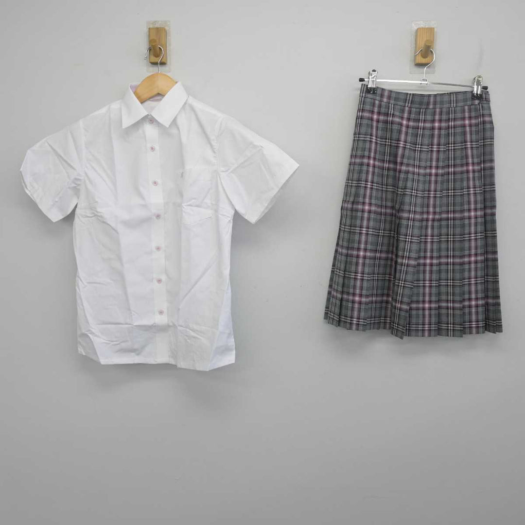 中古】埼玉県 大妻嵐山高等学校 女子制服 2点 (シャツ・スカート) sf055758 | 中古制服通販パレイド