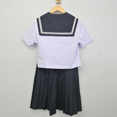 【中古】岐阜県 西可児中学校 女子制服 2点 (セーラー服・スカート) sf055762