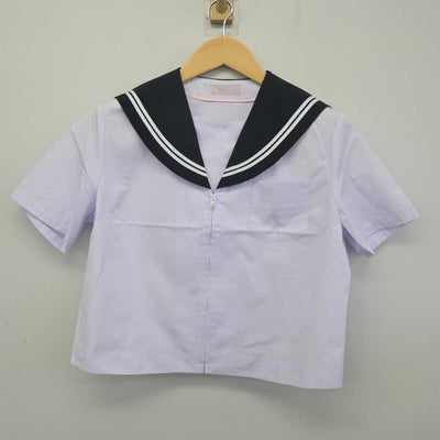 【中古】岐阜県 西可児中学校 女子制服 2点 (セーラー服・スカート) sf055762