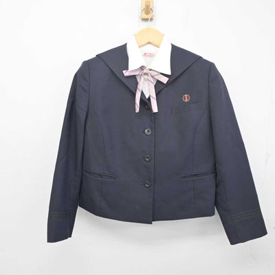 【中古】香川県 大手前丸亀中学校 女子制服 3点 (ブレザー・シャツ) sf055784