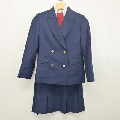 【中古】熊本県 熊本学園大学付属高等学校 女子制服 4点 (ブレザー・シャツ・スカート) sf055792