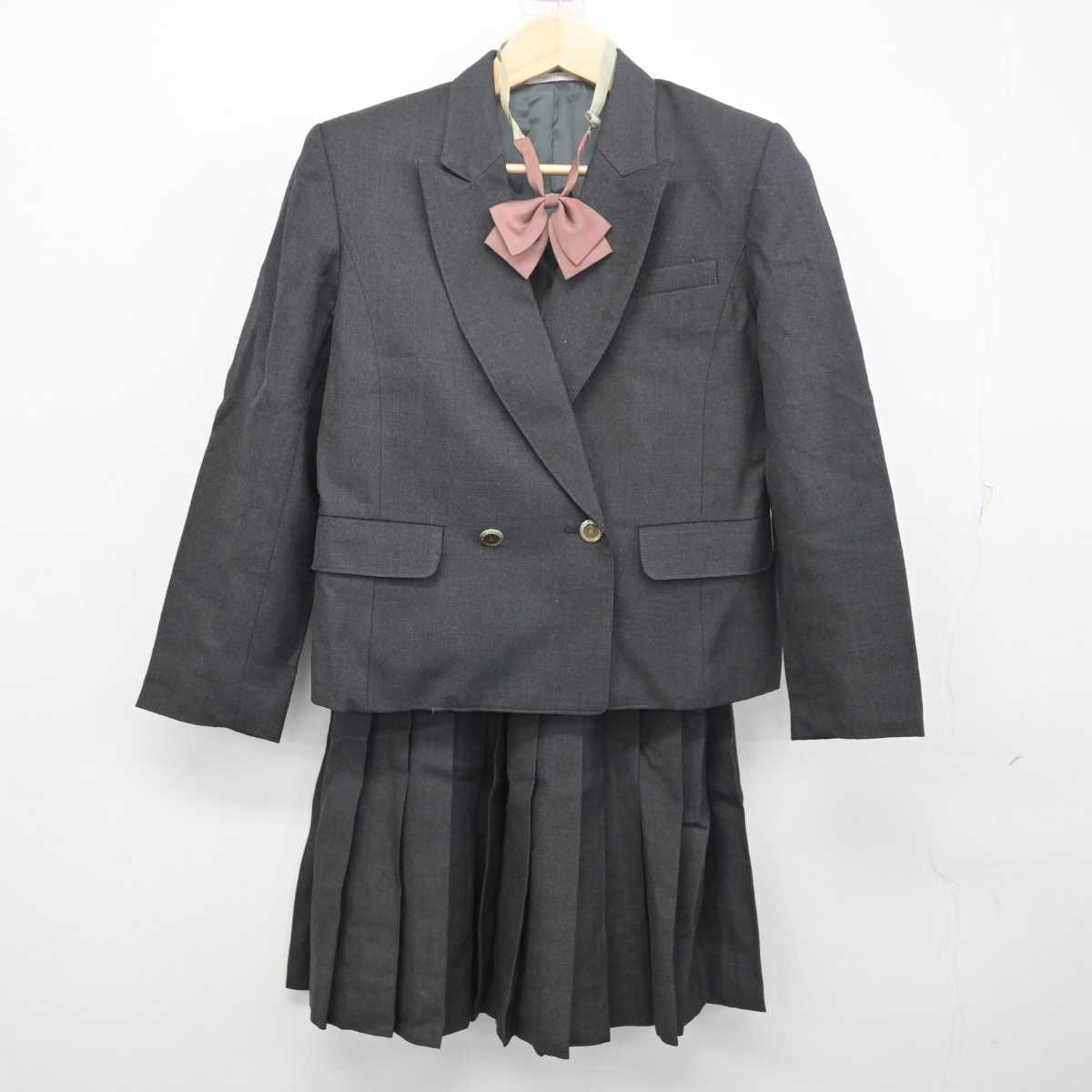 【中古】埼玉県 狭山清陵高等学校 女子制服 3点 (ブレザー・スカート) sf055810