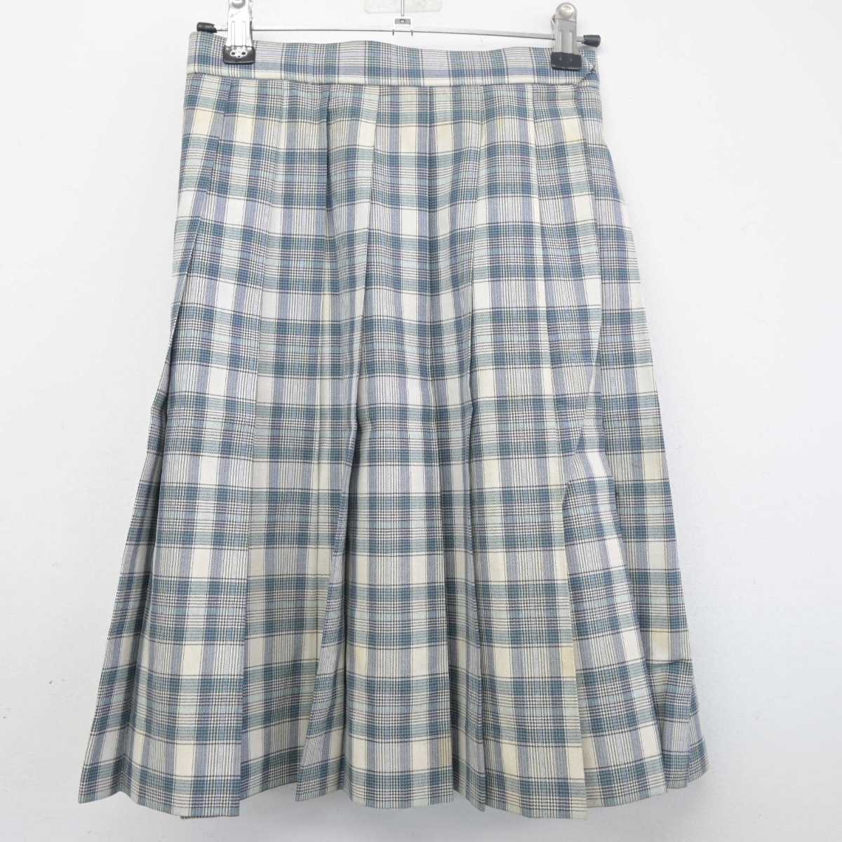 【中古】埼玉県 狭山清陵高等学校 女子制服 2点 (シャツ・スカート) sf055812