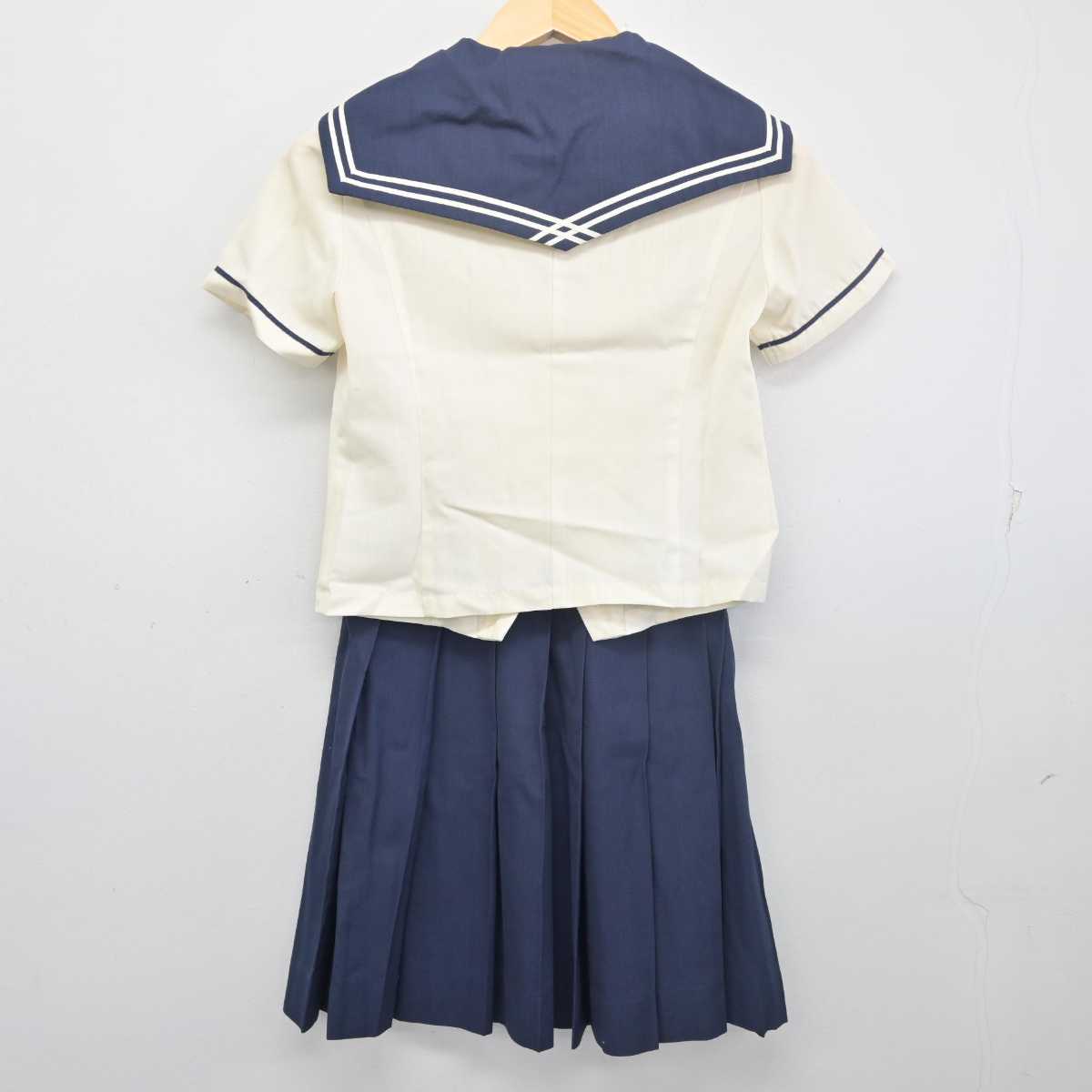 【中古】千葉県 千葉日本大学第一中学校 女子制服 2点 (セーラー服・スカート) sf055814