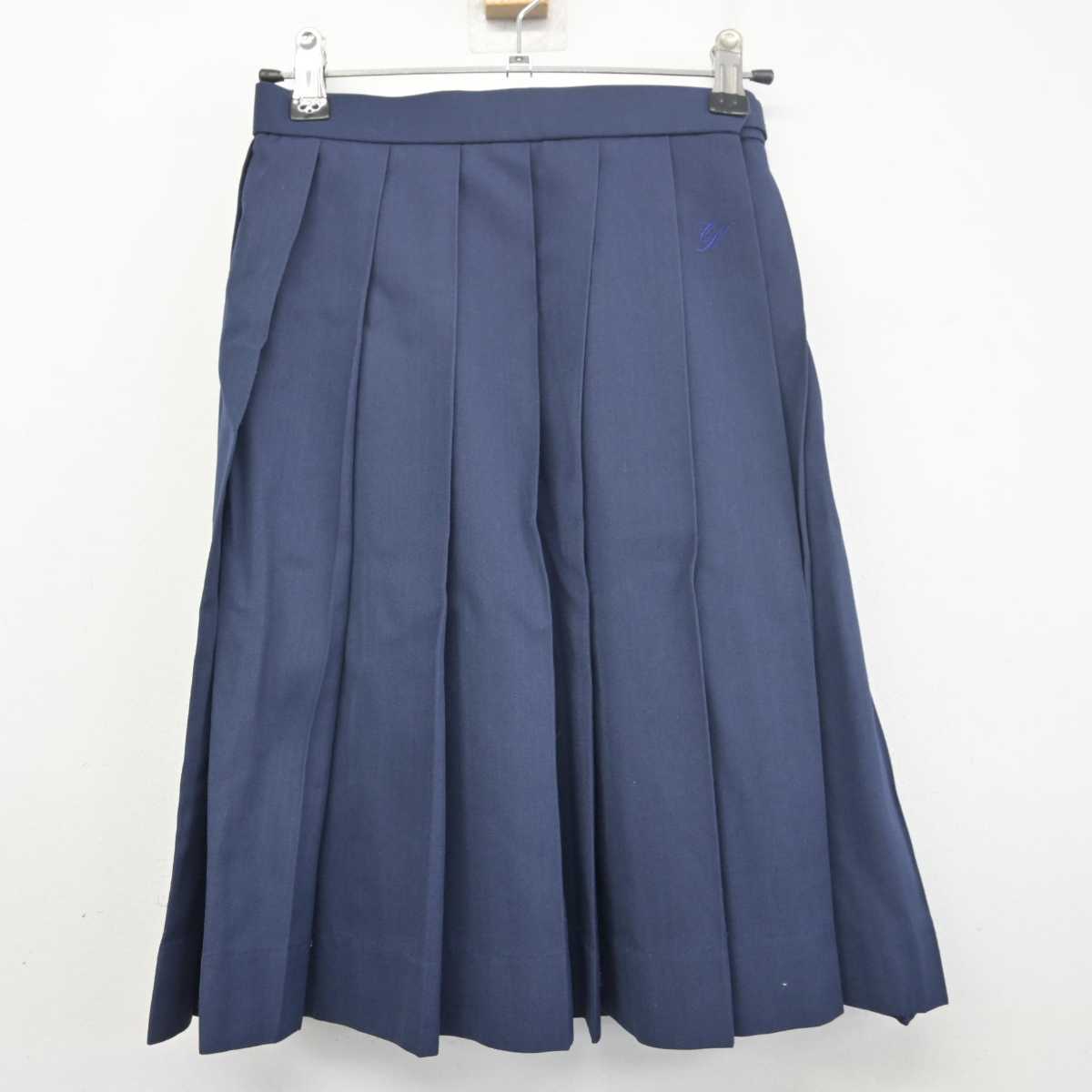 【中古】千葉県 千葉日本大学第一中学校 女子制服 2点 (セーラー服・スカート) sf055814