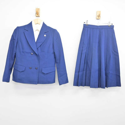 【中古】千葉県 検見川高等学校 女子制服 4点 (ブレザー・シャツ・スカート) sf055816