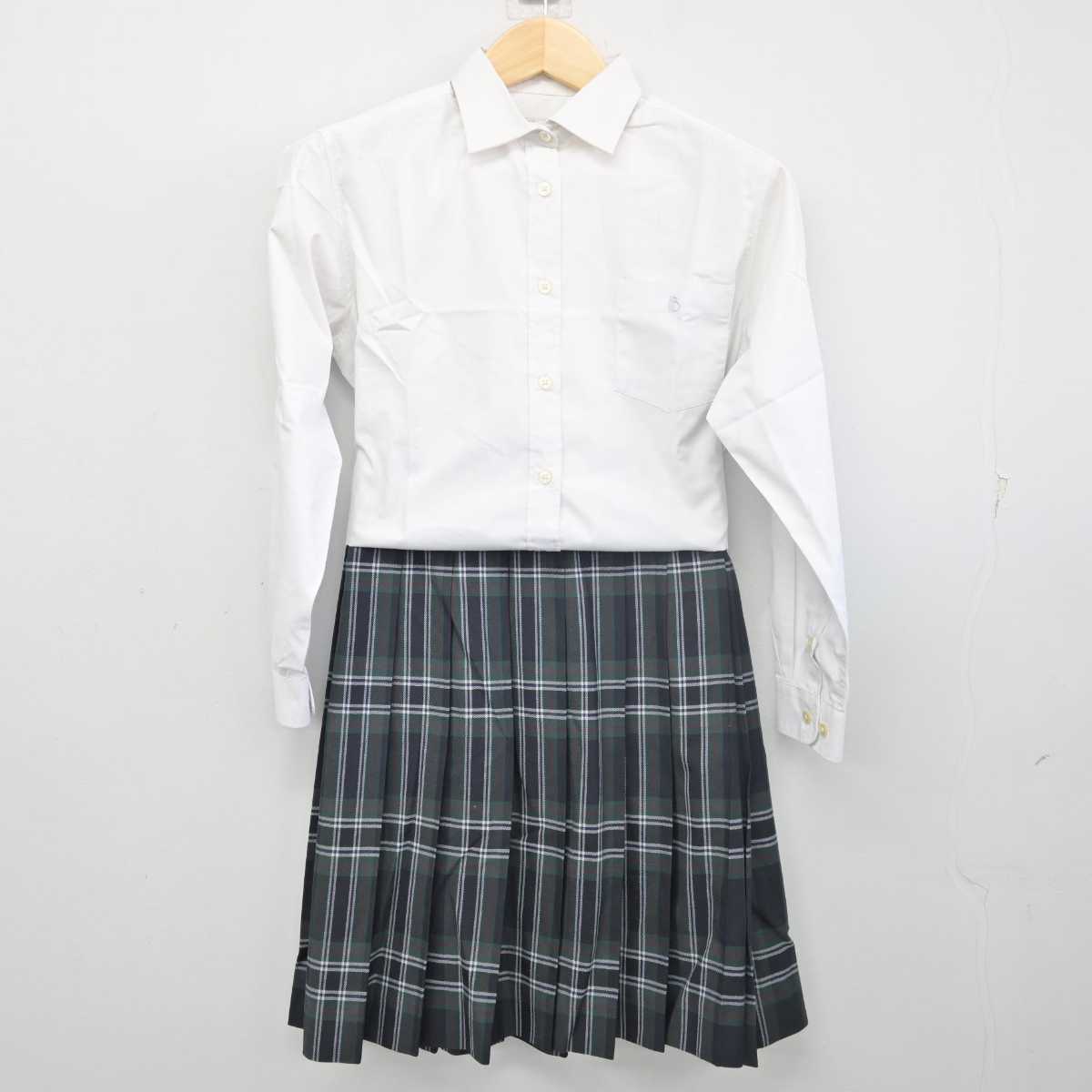 【中古】東京都 文京学院大学女子高等学校 女子制服 2点 (シャツ・スカート) sf055830