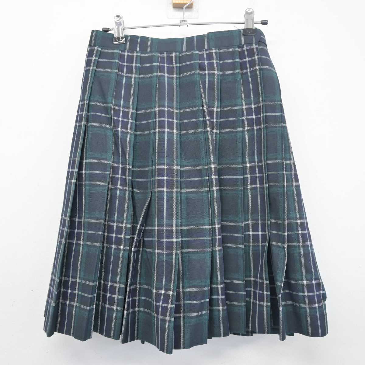 【中古】東京都 文京学院大学女子高等学校 女子制服 3点 (ニットベスト・シャツ・スカート) sf055831