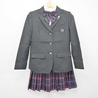 【中古】埼玉県 秋草学園高等学校 女子制服 4点 (ブレザー・シャツ・スカート) sf055843