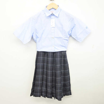 【中古】千葉県 柏高等学校 女子制服 3点 (シャツ・スカート) sf055868