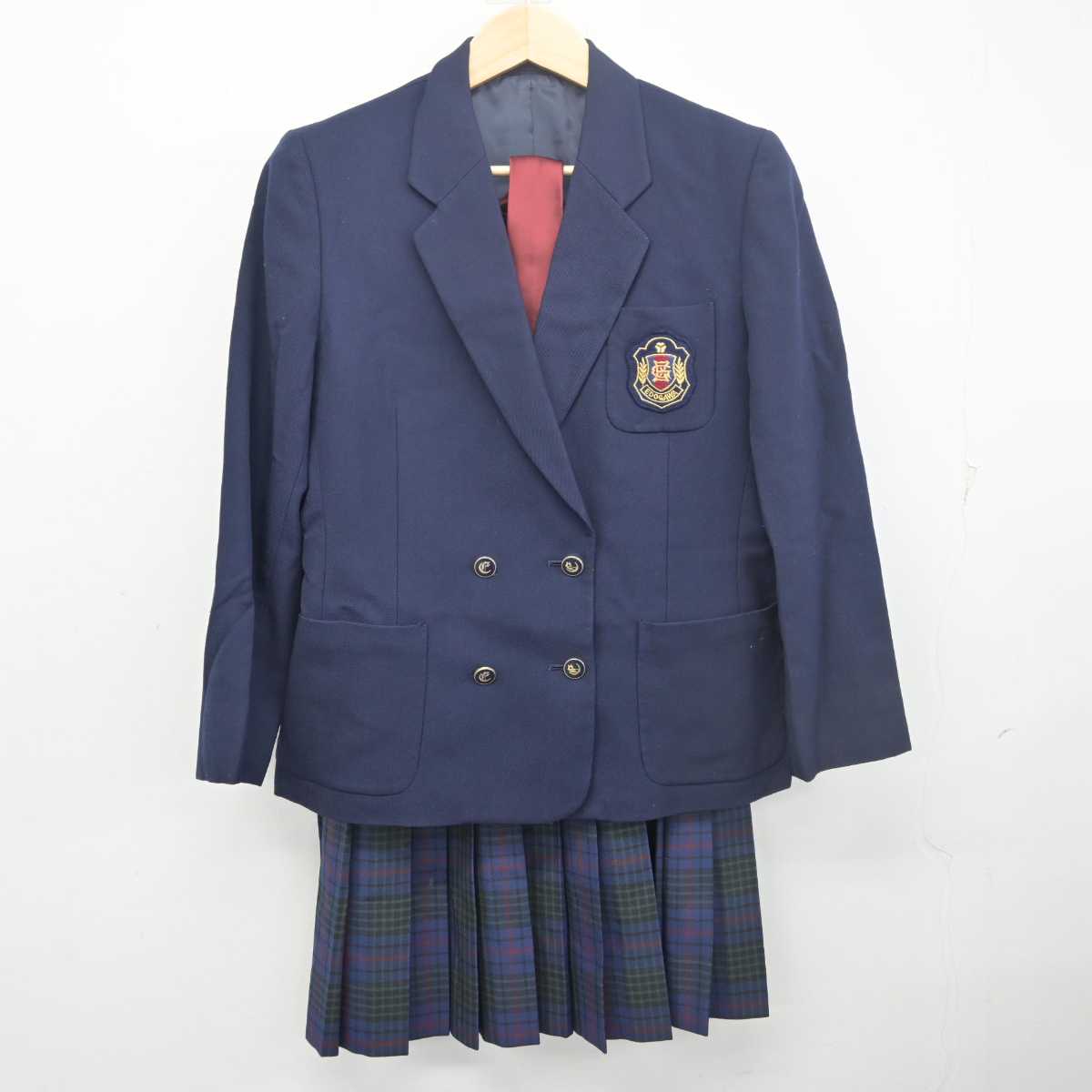 【中古】東京都 江戸川女子中学校・高等学校 女子制服 4点 (ブレザー・スカート) sf055878