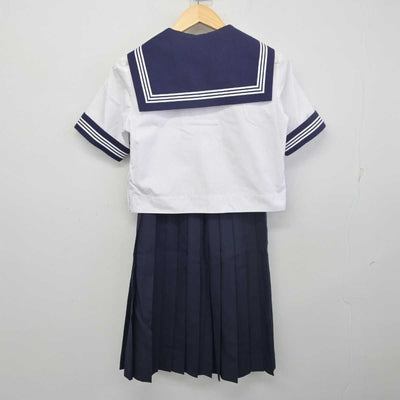 【中古】埼玉県 三郷市立南中学校 女子制服 4点 (セーラー服・スカート) sf055880