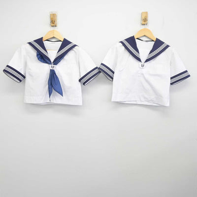 【中古】埼玉県 三郷市立南中学校 女子制服 4点 (セーラー服・スカート) sf055880