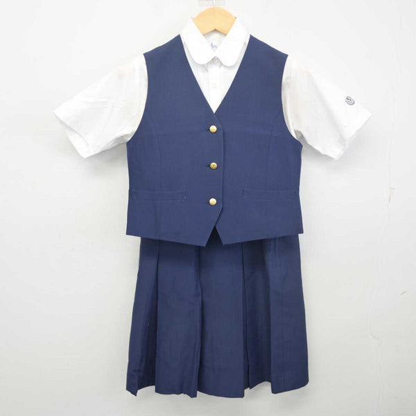 中古】埼玉県 和光国際高等学校 女子制服 3点 (ベスト・シャツ・スカート) sf055882 | 中古制服通販パレイド